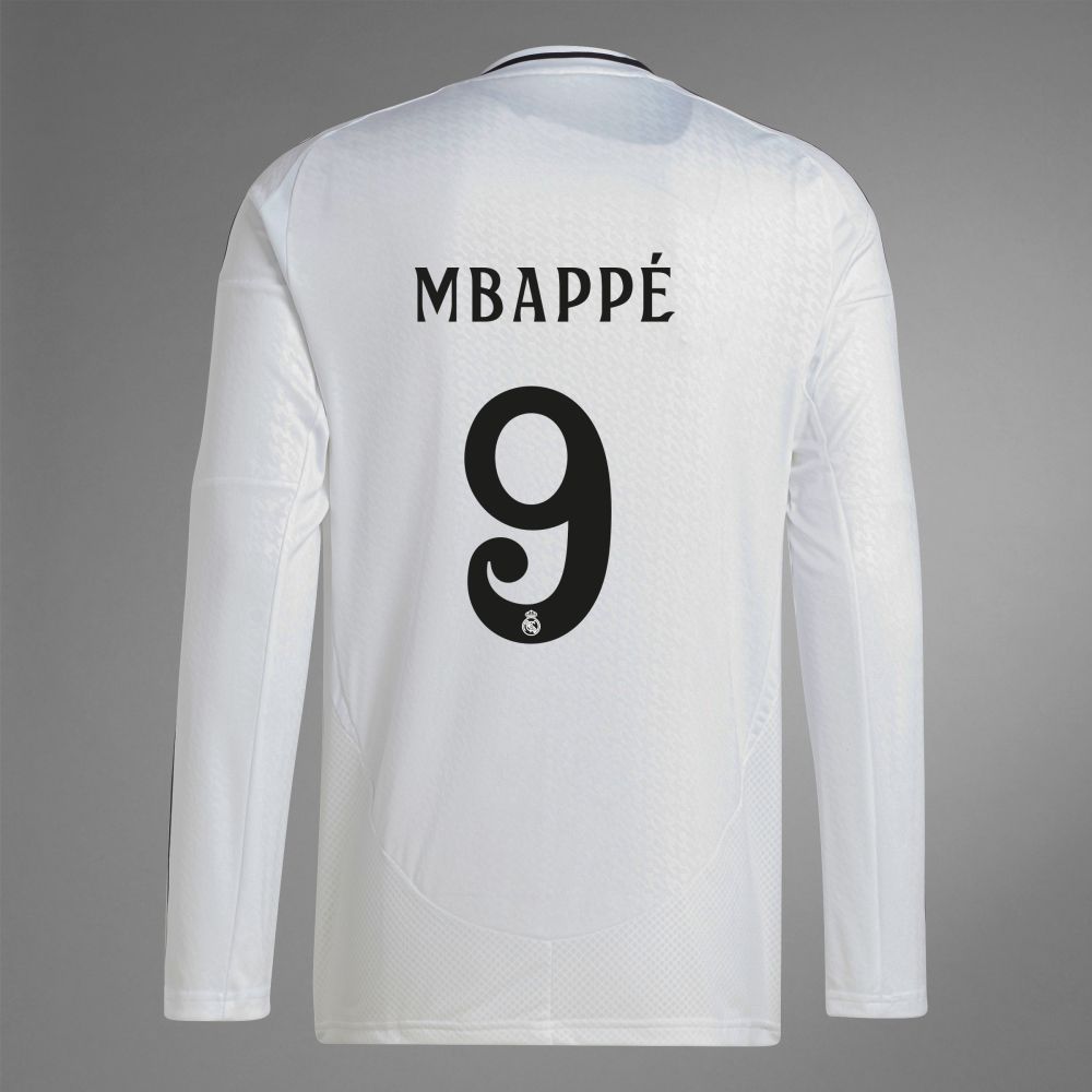 24-25 Real Madrid Home Mbappé 9 Long Sleeve Jersey