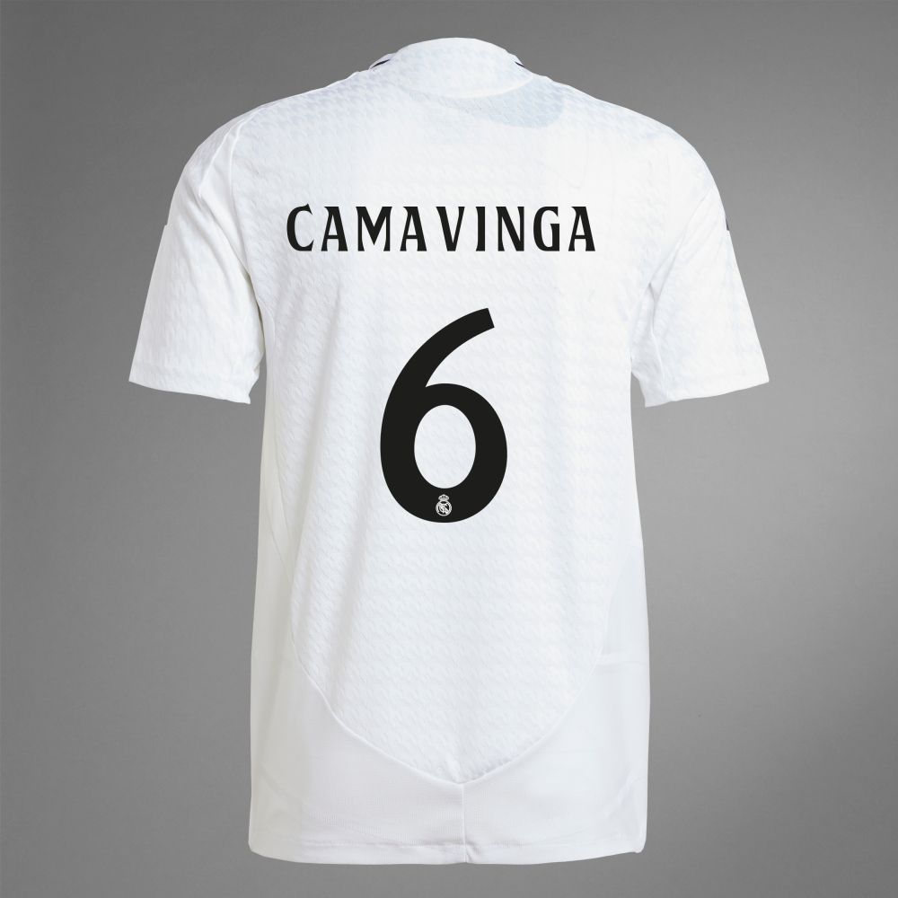 24-25 Real Madrid Home CAMAVINGA 6 Jersey (Player Version)