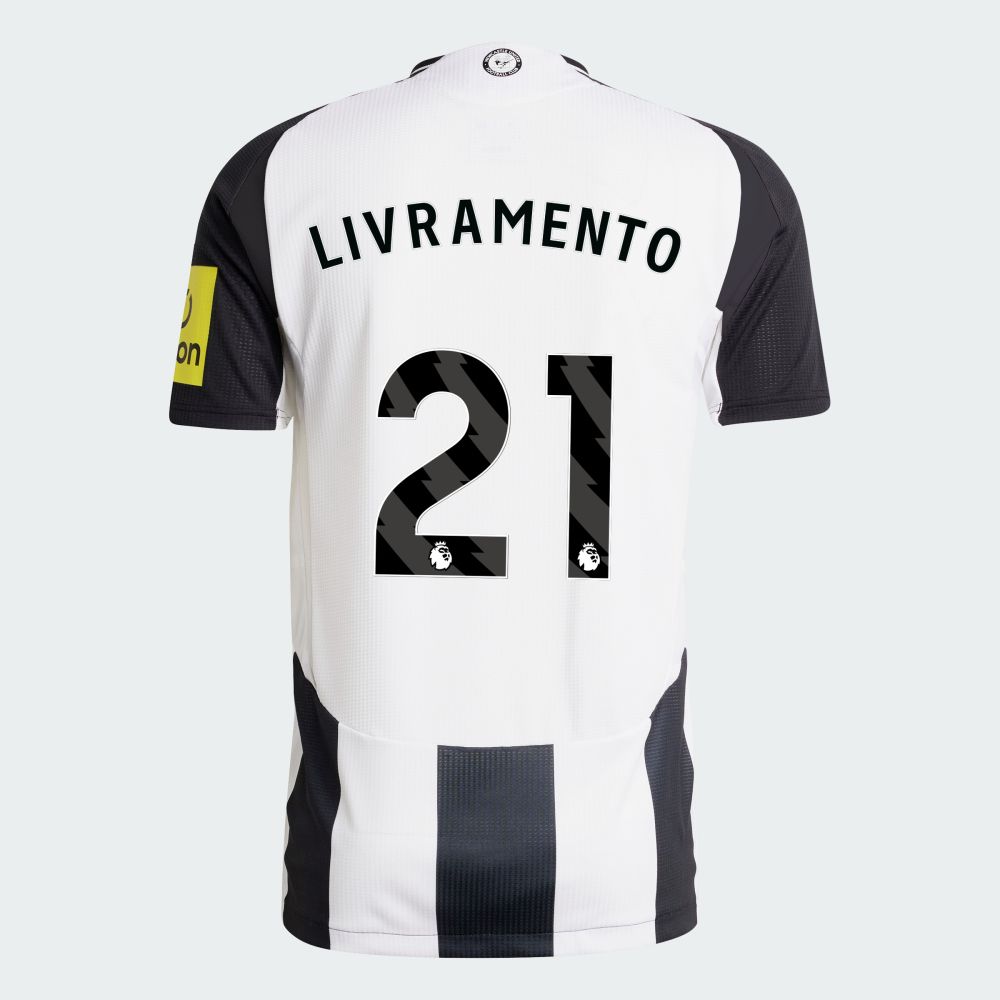 24-25 Newcastle United LIVRAMENTO 21 Home Jersey (Player Version)