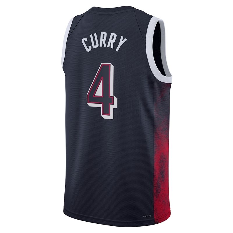 Stephen Curry #4 Navy Men&#39;s USA Basketball 2024 Swingman Player Jersey