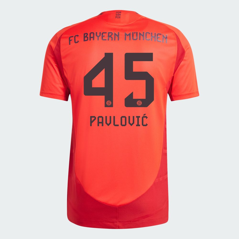 24-25 Bayern Munich PAVLOVIĆ 45 Home Jersey (Player Version)