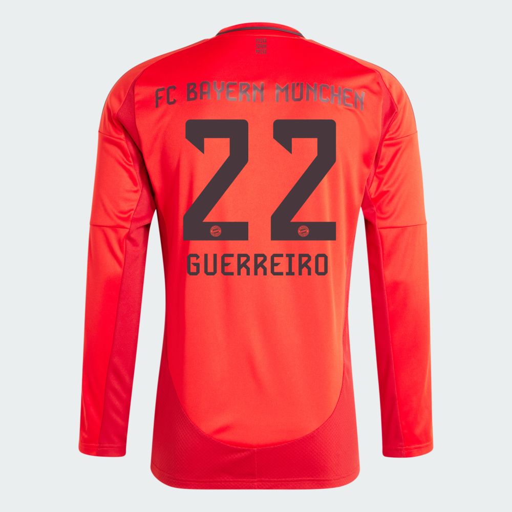 24-25 Bayern Munich GUERREIRO 22 Home Long Sleeve Jersey
