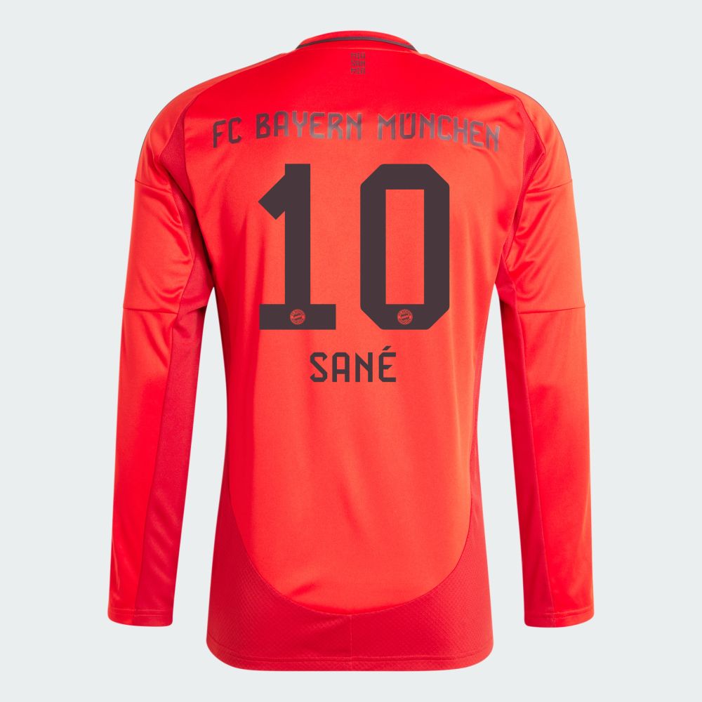 24-25 Bayern Munich SANÉ 10 Home Long Sleeve Jersey