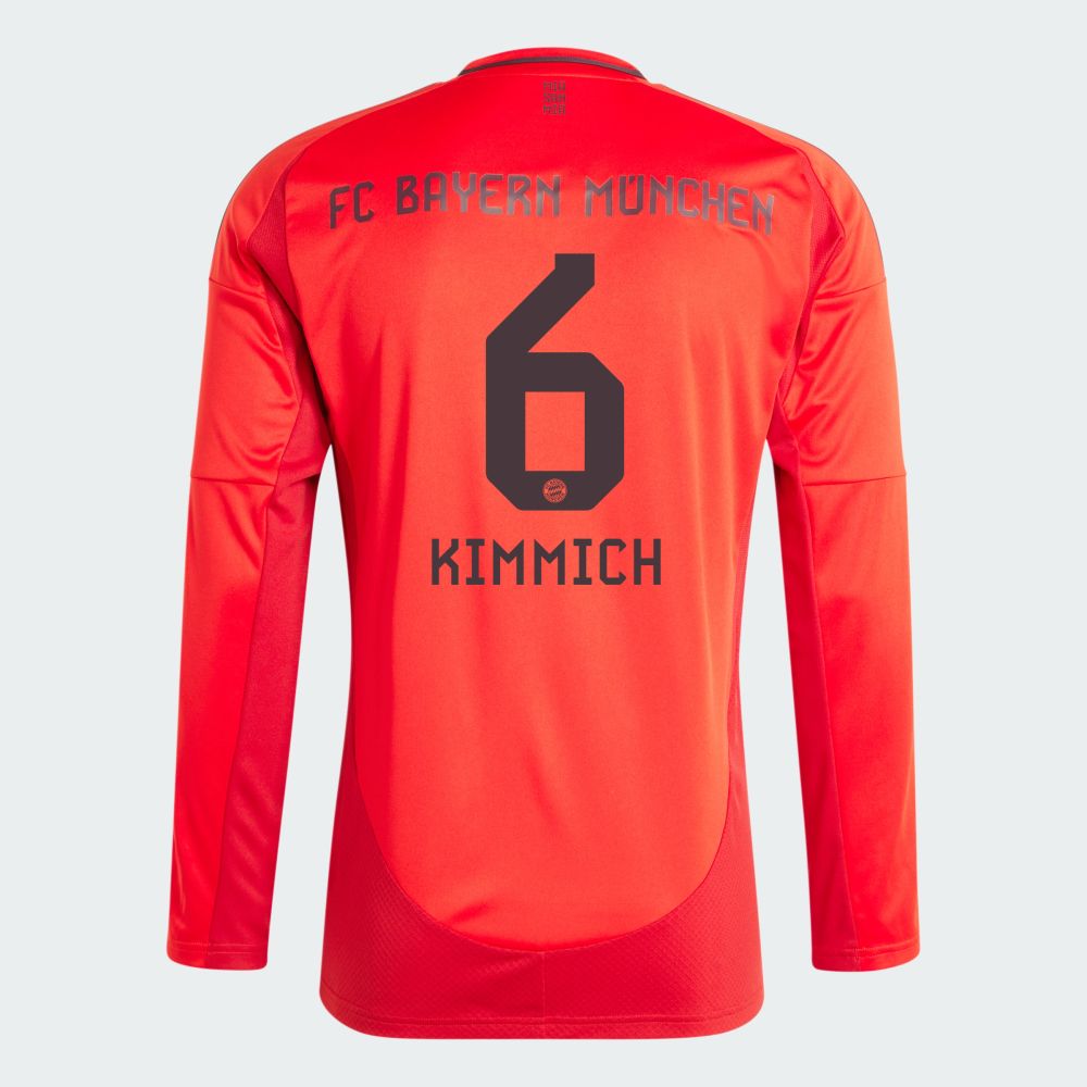 24-25 Bayern Munich KIMMICH 6 Home Long Sleeve Jersey