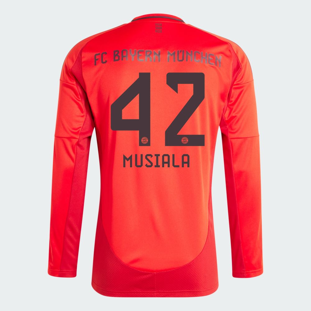 24-25 Bayern Munich MUSIALA 42 Home Long Sleeve Jersey