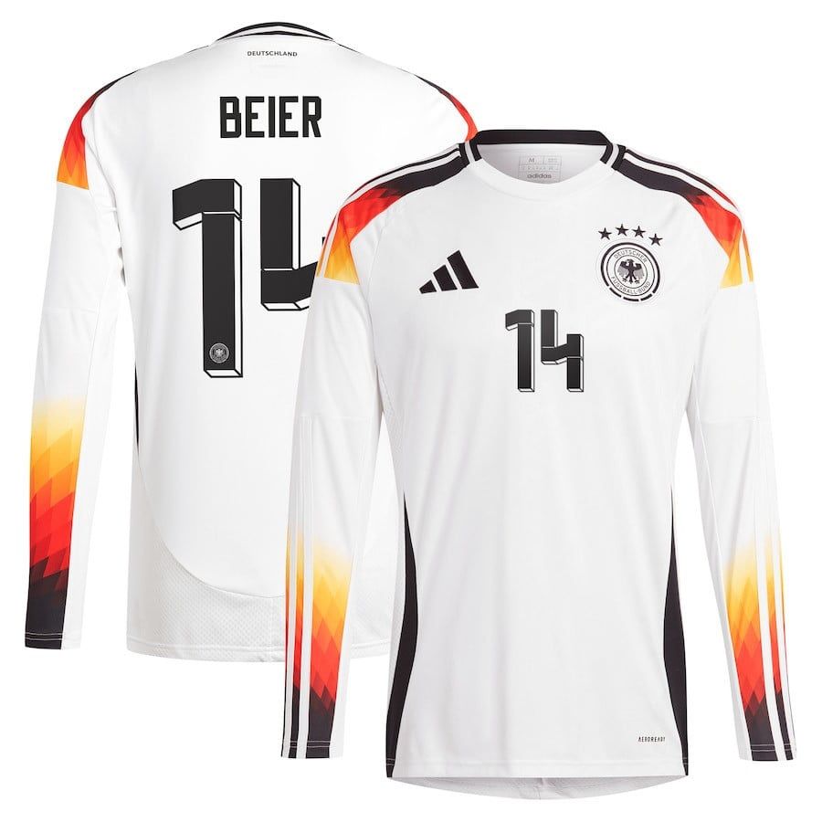 2024 Germany Beier 14 Home Long Sleeve Jersey