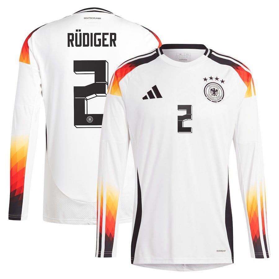 2024 Germany RÜDIGER 2 Home Long Sleeve Jersey