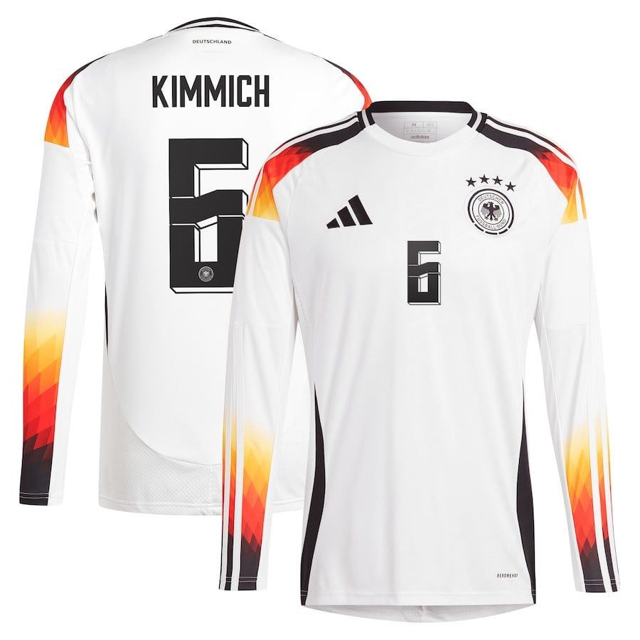 2024 Germany KIMMICH 6 Home Long Sleeve Jersey