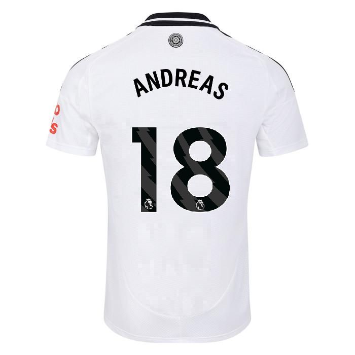 24-25 Fulham ANDREAS 18 Home Jersey