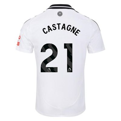 24-25 Fulham CASTAGNE 21 Home Jersey