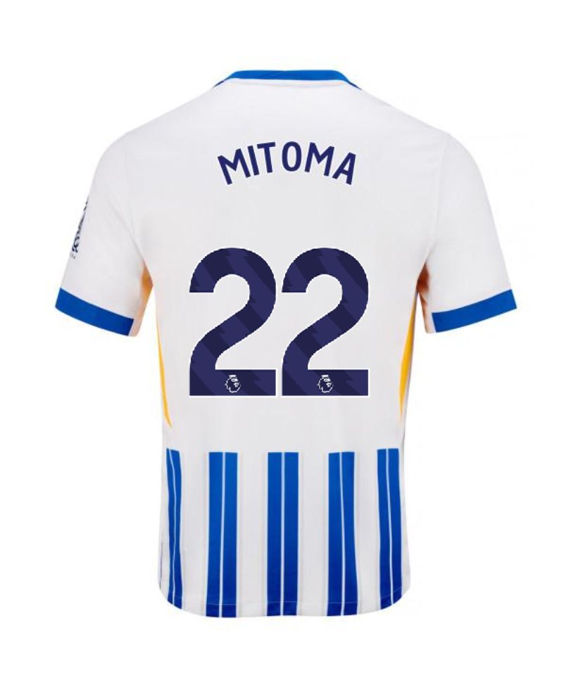24-25 Brighton &amp; Hove Albion MITOMA 22 Home Jersey