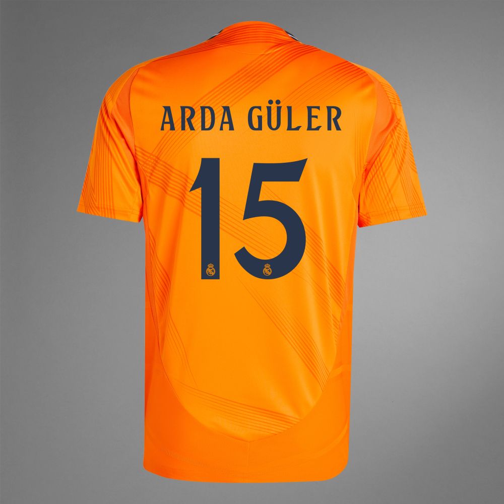 24-25 Real Madrid Away ARDA GÜLER 15 Jersey (Player Version)