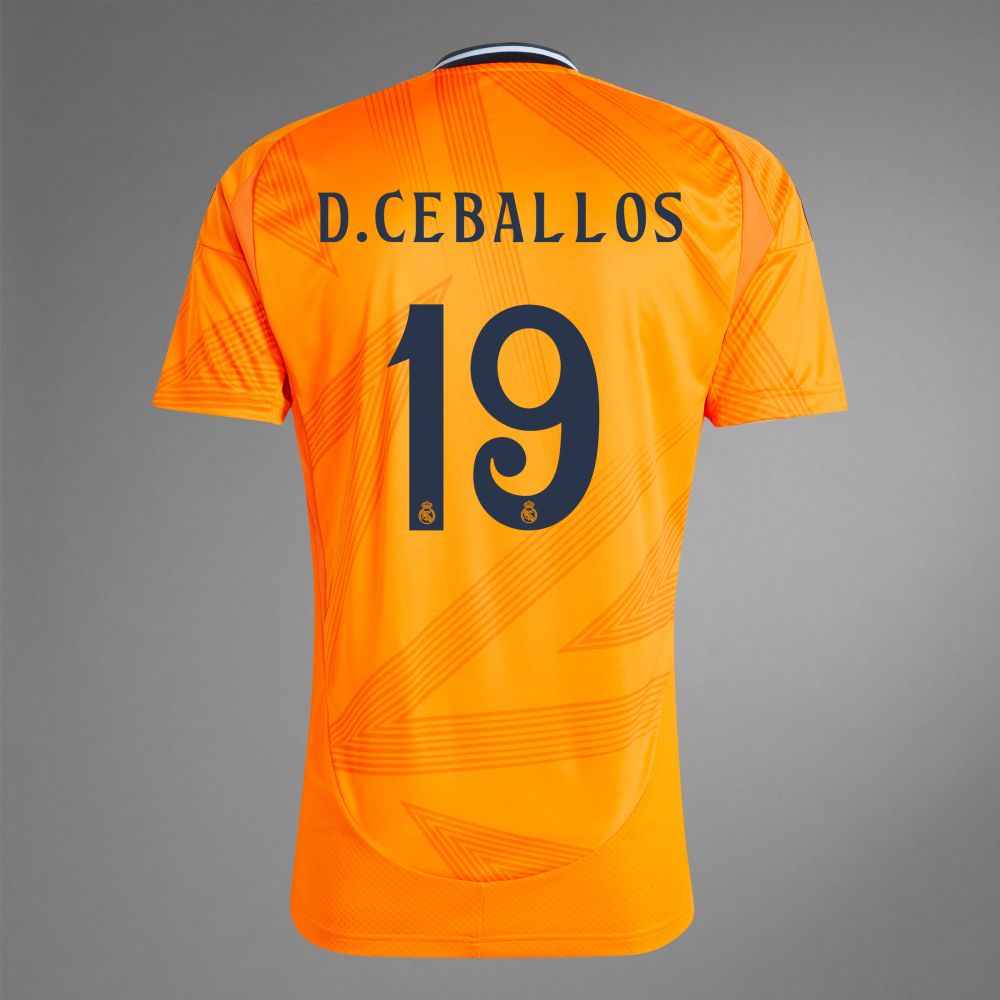 24-25 Real Madrid Away D.CEBALLOS 19 Jersey