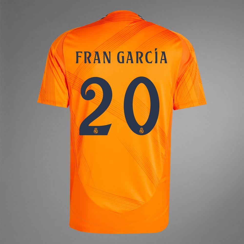 24-25 Real Madrid Away FRAN GARCÍA 20 Jersey (Player Version)