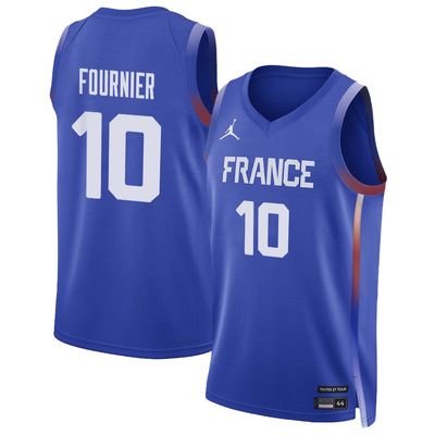 Evan Fournier 10 France Basketball 2024 Summer Olympics Player Limited Unisex Jersey - Royal