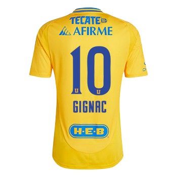 Tigres UANL Home GIGNAC 10 Jersey 24-25