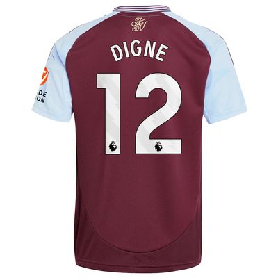 24-25 Aston Villa Home Digne 12 Jersey