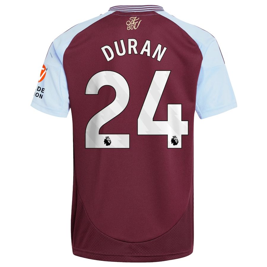 24-25 Aston Villa Home Duran 24 Jersey