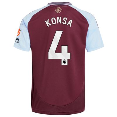 24-25 Aston Villa Home Konsa 4 Jersey