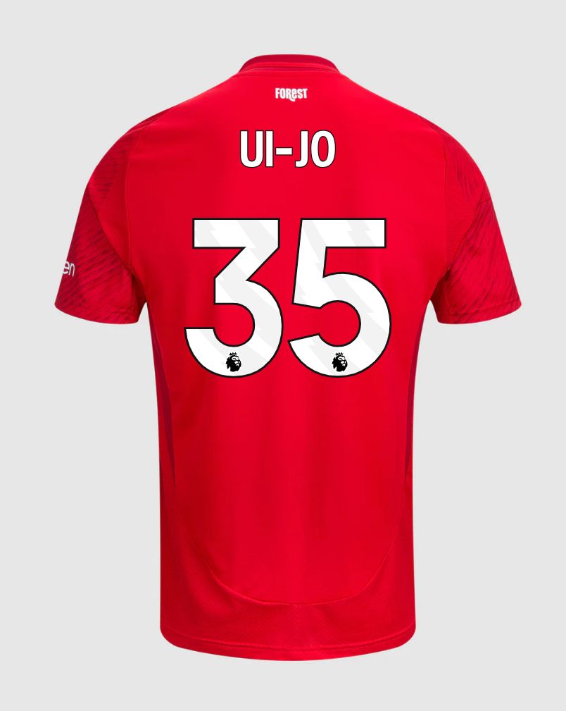 24-25 Nottingham Forest Home Ui-Jo 35 Jersey