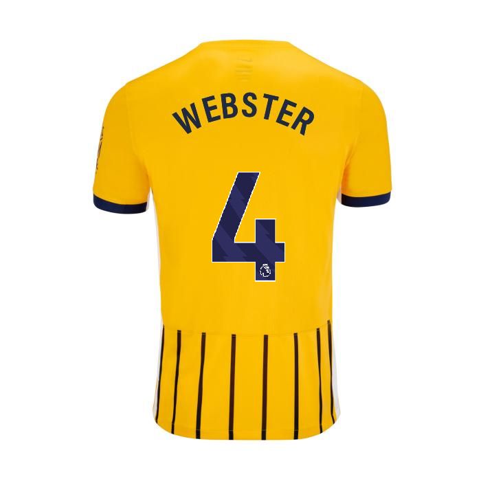 24-25 Brighton &amp; Hove Albion WEBSTER 4 Away Jersey