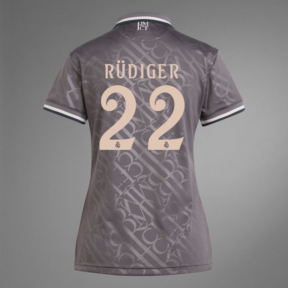 24-25 Real Madrid Third RÜDIGER 22 Women Jersey