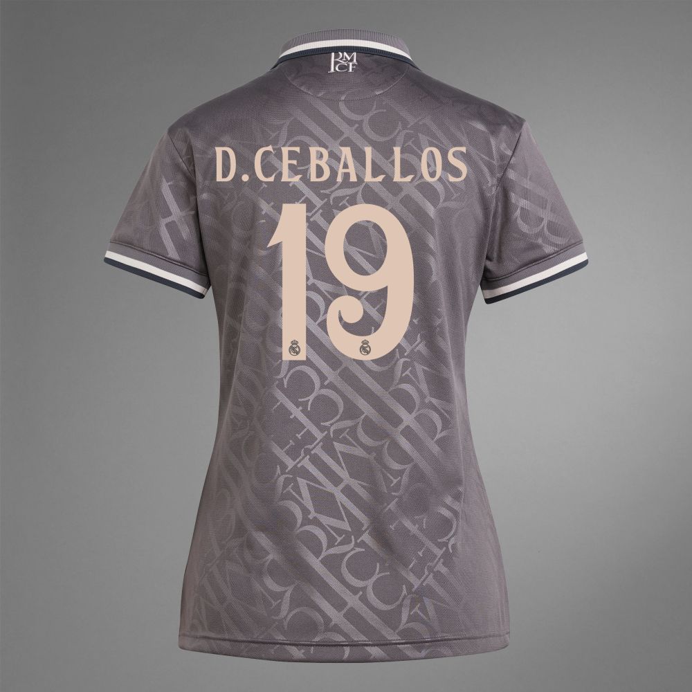 24-25 Real Madrid Third D.CEBALLOS 19 Women Jersey