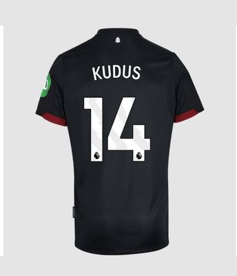 24-25 West Ham United Away KUDUS 14 Jersey