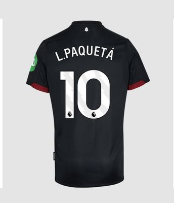 24-25 West Ham United Away L.PAQUETÁ 10 Jersey