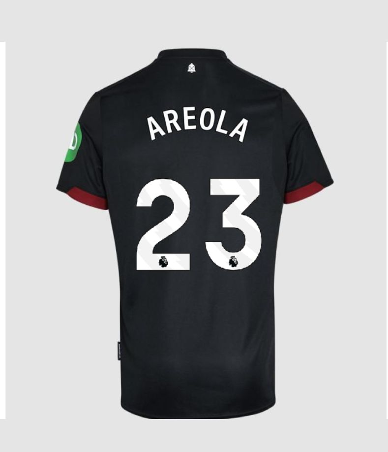 24-25 West Ham United Away AREOLA 23 Jersey