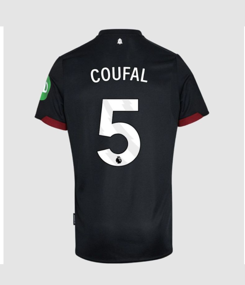 24-25 West Ham United Away COUFAL 5 Jersey
