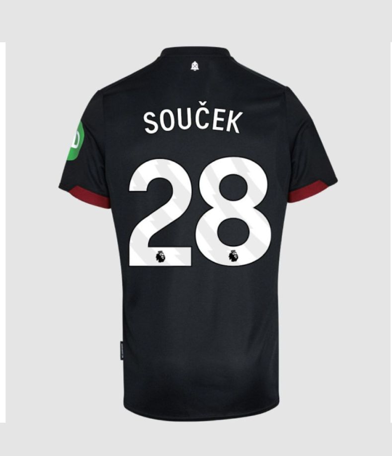 24-25 West Ham United Away SOUČEK 28 Jersey