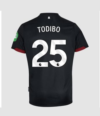 24-25 West Ham United Away TODIBO 25 Jersey