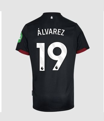 24-25 West Ham United Away ÁLVAREZ 19 Jersey