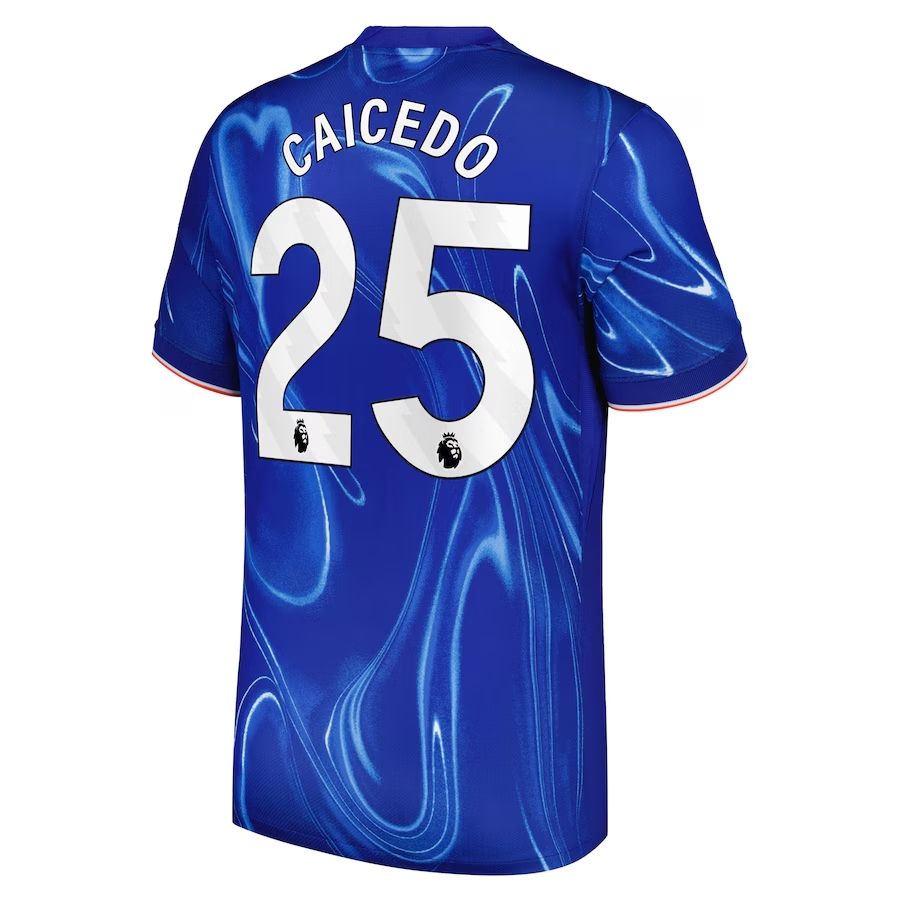 24-25 Chelsea Home Caicedo 25 Jersey