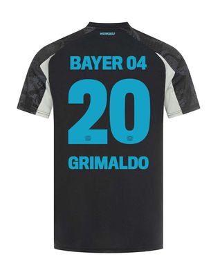 24-25 Bayer Leverkusen Grimaldo 20 Third Soccer Jersey