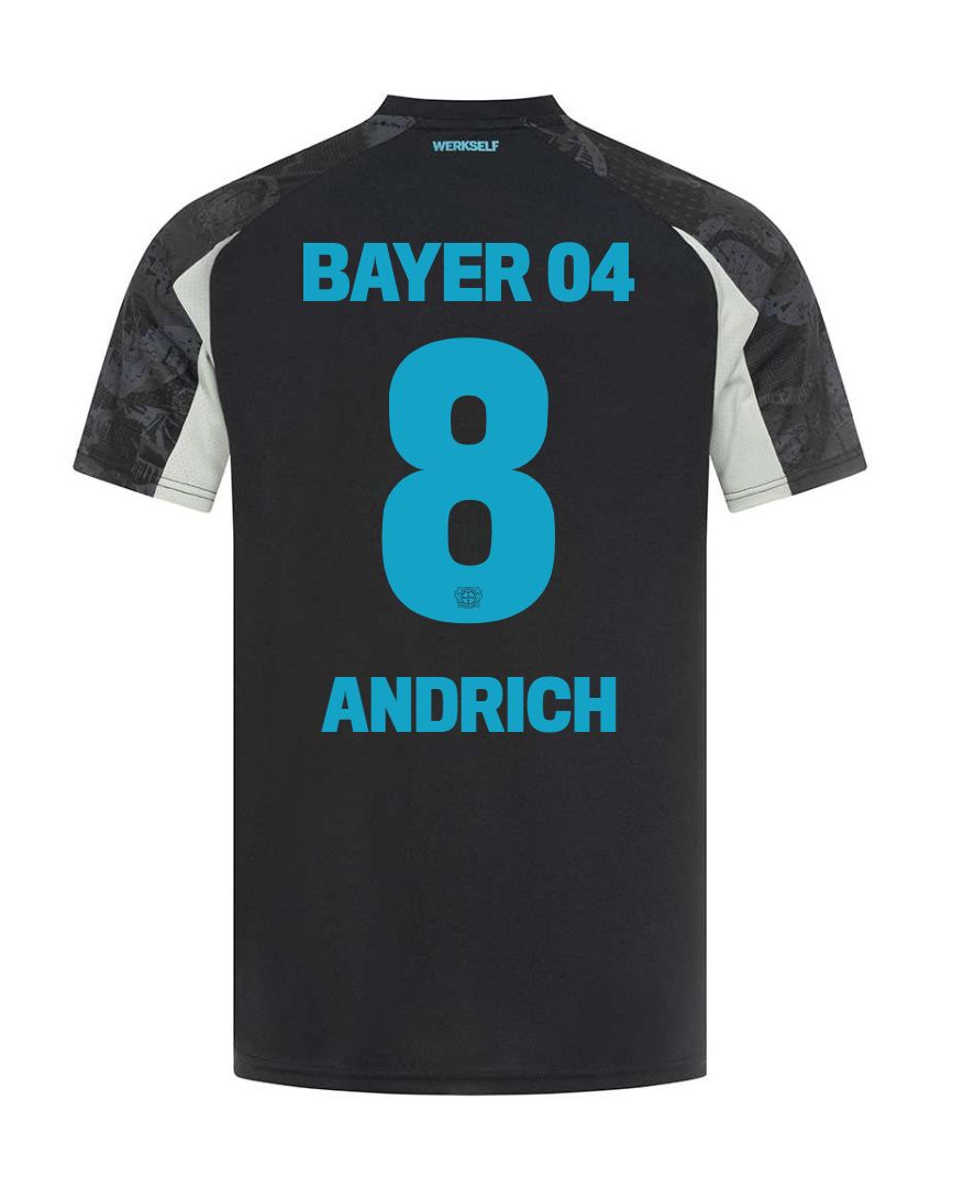 24-25 Bayer Leverkusen Andrich 8 Third Soccer Jersey