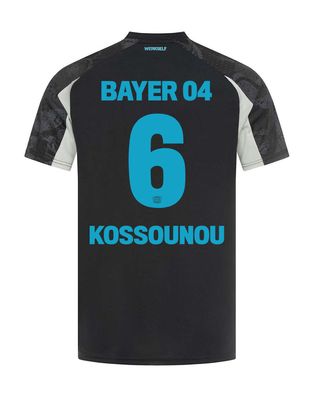 24-25 Bayer Leverkusen Kossounou 6 Third Soccer Jersey