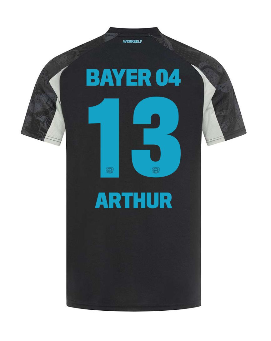 24-25 Bayer Leverkusen Arthur 13 Third Soccer Jersey