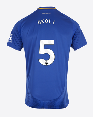 Leicester City Home OKOLI 5 Jersey 24-25