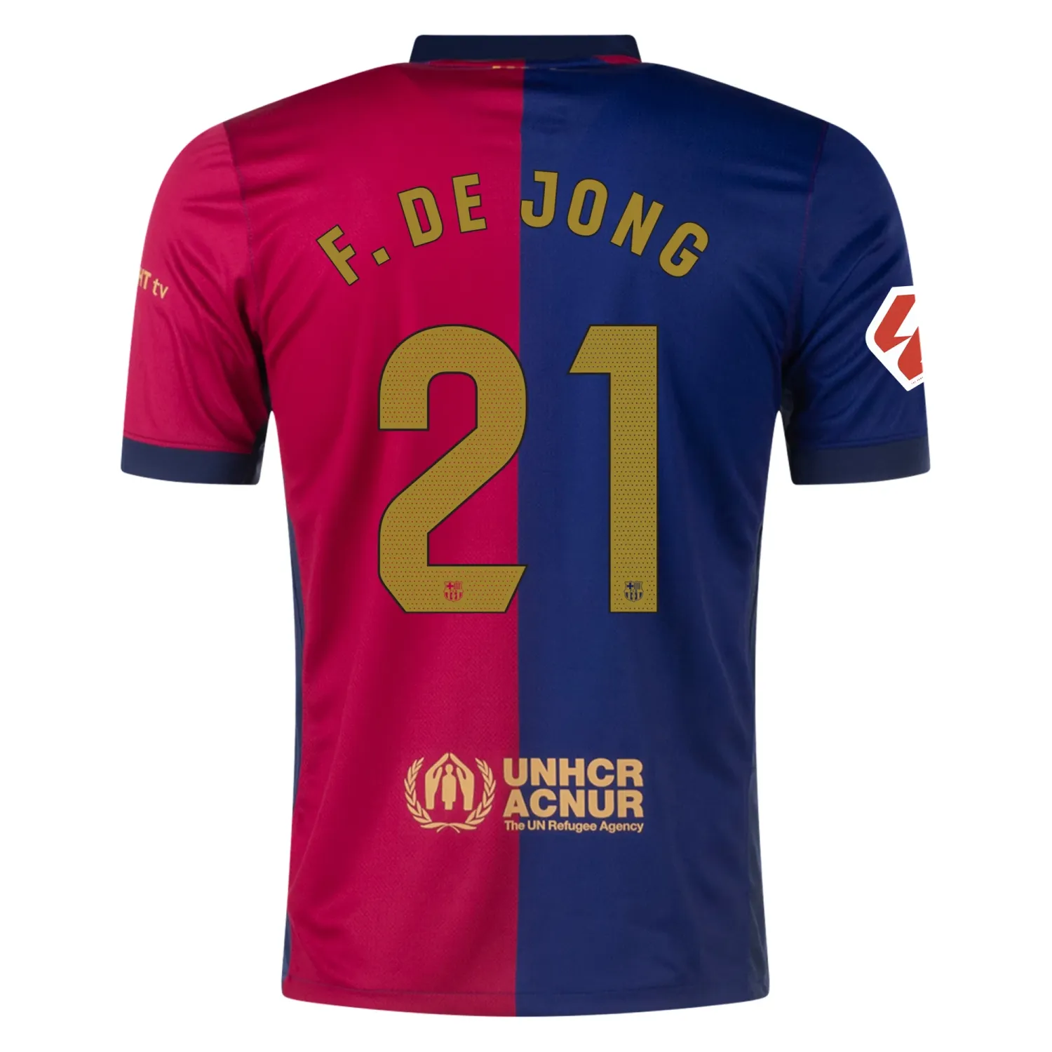 24-25 Barcelona Home F. De Jong 21 Jersey