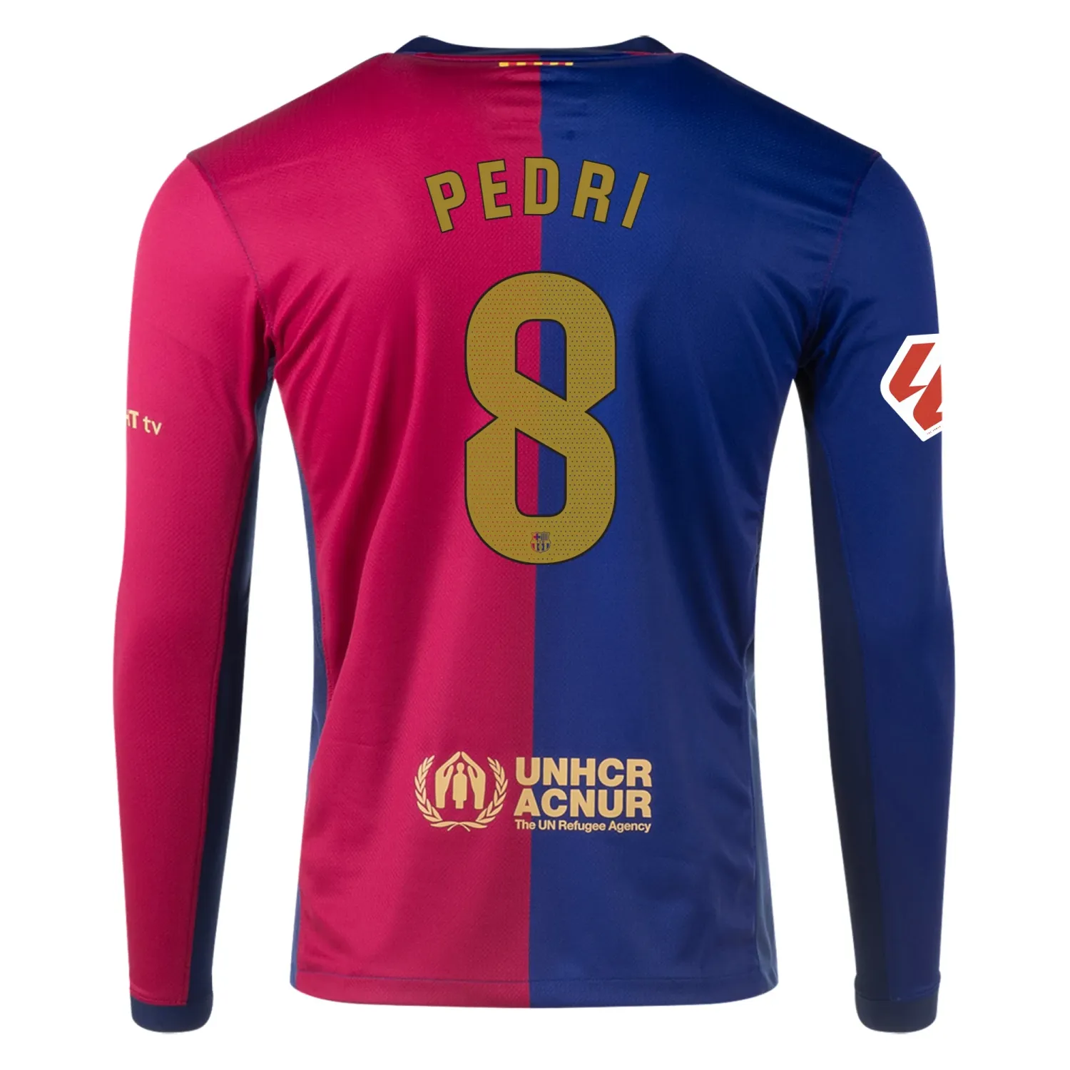 24-25 Barcelona Home Pedri 8 Long Sleeve Jersey
