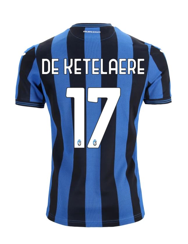 Atalanta Home DE KETELAERE 17 Jersey 24-25