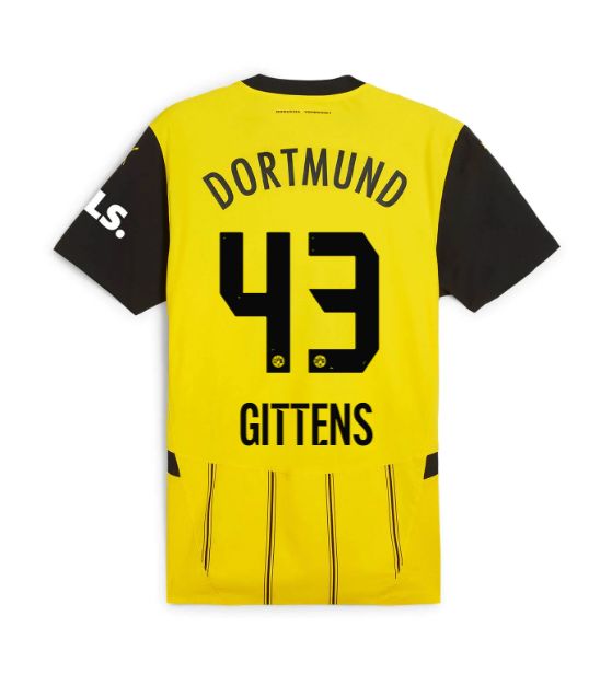 24-25 Borussia Dortmund Home Gittens 43 Jersey
