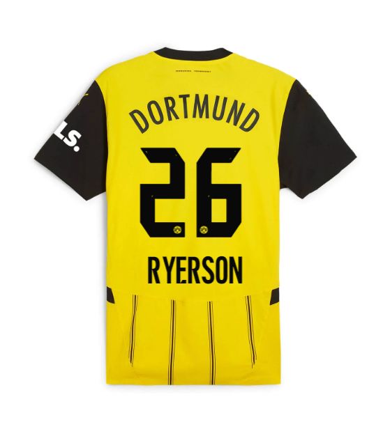24-25 Borussia Dortmund Home Ryerson 26 Jersey