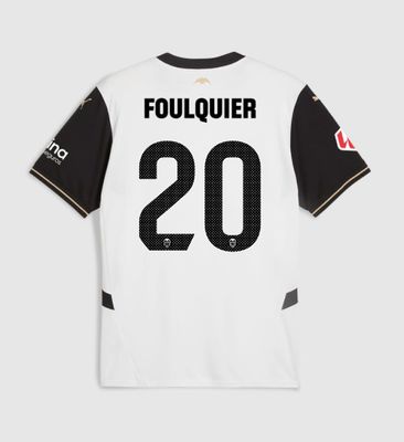 24-25 Valencia Home FOULEVER 20 Jersey
