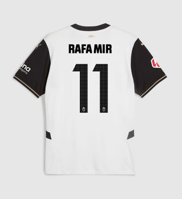 24-25 Valencia Home RAFA MIR 11 Jersey