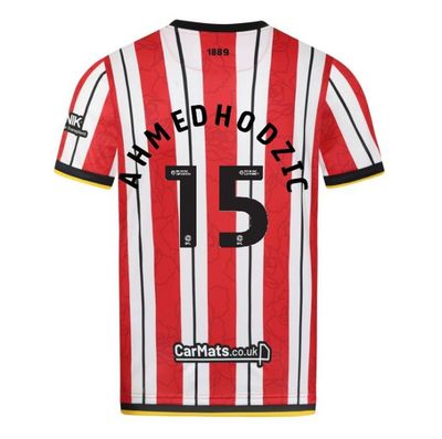 24-25 Sheffield United Home AHMEDHODZIC 15 Jersey