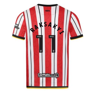 24-25 Sheffield United Home RAKSAKYI 11 Jersey
