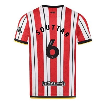24-25 Sheffield United Home SOUTTAR 6 Jersey